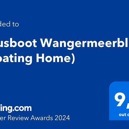 Hausboot Wangermeerblick Schillig Ngoại thất bức ảnh