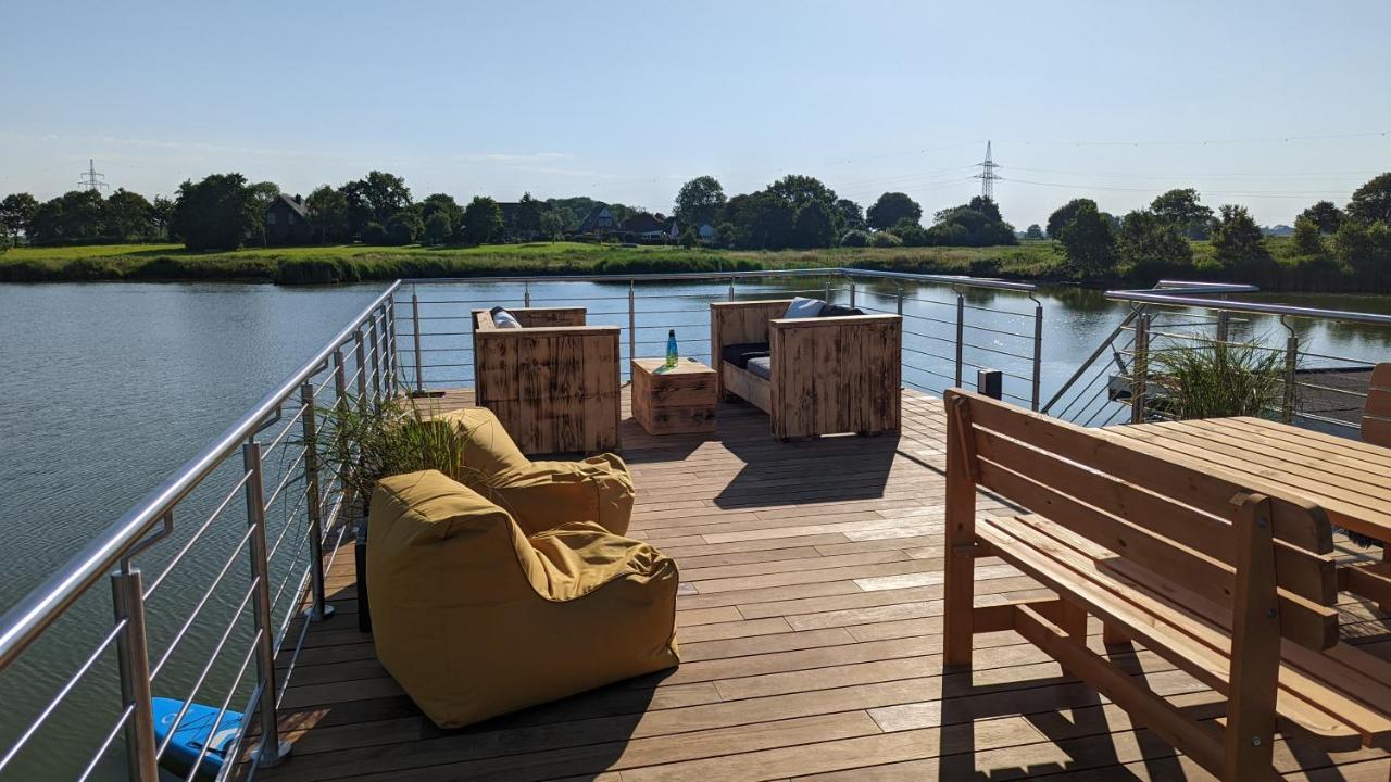 Hausboot Wangermeerblick Schillig Ngoại thất bức ảnh