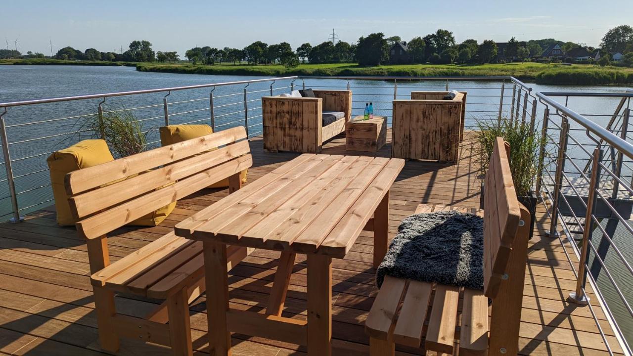 Hausboot Wangermeerblick Schillig Ngoại thất bức ảnh